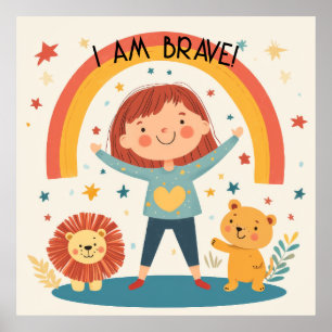 I Am Brave – キッズ確認ポスター ポスター