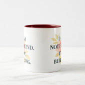 I Am Building | Affirmation Mug for Women ツートーンマグカップ (中央)