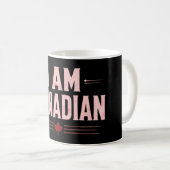 I Am Canadian – 国民プライド、愛国声明 コーヒーマグカップ (正面右)