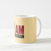 I Am Canadian - Patriotic Statement & Maple leaf コーヒーマグカップ (正面右)