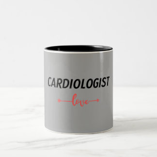 I am cardiologist. Gray colour ツートーンマグカップ
