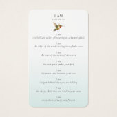 I AM, Celebration of Life Hummingbird Wildflowers (裏面)