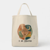 I AM CREATED - 創世記にインスパイアされて トートバッグ (裏面)