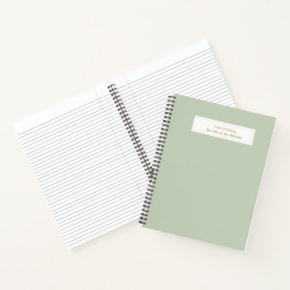 I am creating the life of my dreams ノートブック