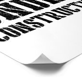 I Am Currently Under Construction -------.  ポスター (角)