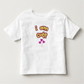 I am cute トドラーTシャツ (正面)