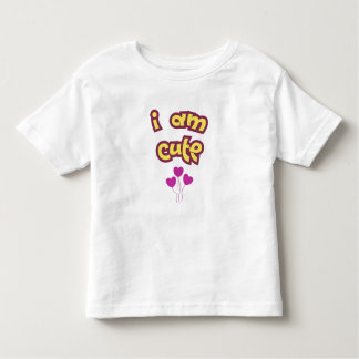 I am cute トドラーTシャツ