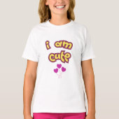 I am cute tシャツ (正面)