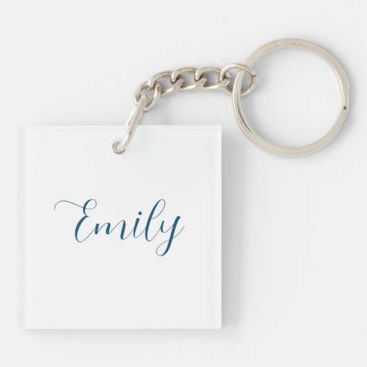 "I Am Enough" Affirmation キーホルダー (裏面)