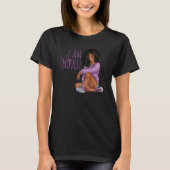I Am Enough Black Women Black History Month Black  Tシャツ (正面)