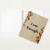 I Am Enough – Minimal Self Care Planner Cover プランナー手帳 (ディスプレー)