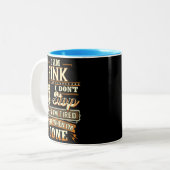 I Am Fink. I Don't Stop When I'm Tired ツートーンマグカップ (正面左)