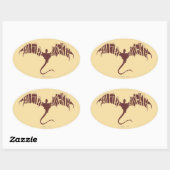 I Am Fire I Am Death – グラフィック 楕円形シール (シート)