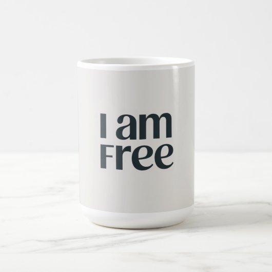 I am free コーヒーマグカップ (中央)