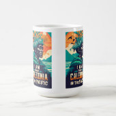 I am from Caledonia, Nouvelle-Calédonie, kanak コーヒーマグカップ (中央)