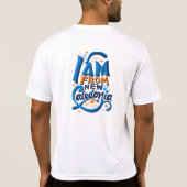 I am from Caledonia, Nouvelle-Calédonie, kanak Tシャツ (裏面)