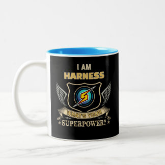 I Am HARNESS What's Your Superpower ツートーンマグカップ