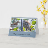 I am Here to Listen... カード (黄色い花)