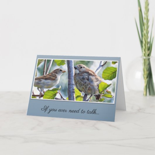 I am Here to Listen... カード (正面)