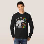 I Am His Voice He Is My Heart Autism Awareness Ele Tシャツ (正面フル)