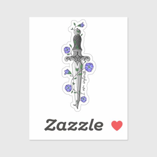 I am Infinite Fourth Wing dagger  シール (シート)