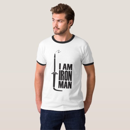 I am Iron Man Tシャツ (正面フル)