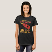 I am Just Eating Like This Hot Chili Sauce Spicy P Tシャツ (正面フル)