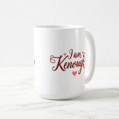 I am Kad十分 – 自己愛のバレンタインの贈り物 コーヒーマグカップ (正面右)