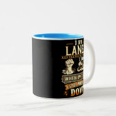 I Am Lange. I Don't Stop When I'm Tired ツートーンマグカップ (正面右)