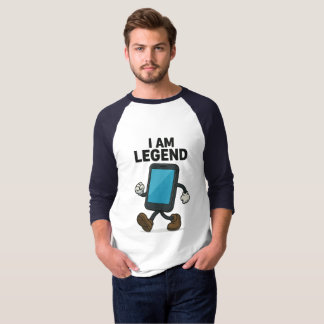 I am legend  funny quote T-shirt /cool graphic tee Tシャツ