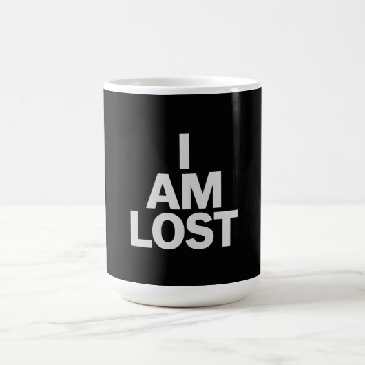 I am lost コーヒーマグカップ (中央)