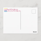 I am loved lovable and loving affirmation postcard ポストカード (裏面)