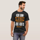 I Am Master Why Because I bakery space cake donuts Tシャツ (正面フル)