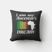 I am My Ancestor's Wildest Dream | Throw Pillow クッション (正面)