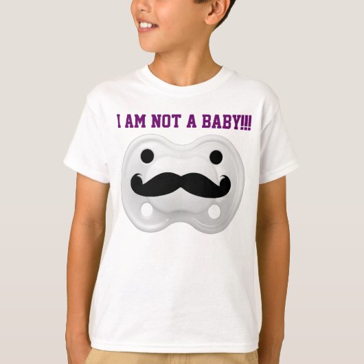 I AM NOT A BABY!!! Tシャツ (正面)