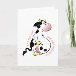 I am not fat, I am just pregnant カード