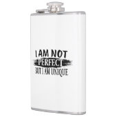 I am not perfect, but I am unique フラスク (左)