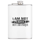 I am not perfect, but I am unique フラスク (正面)