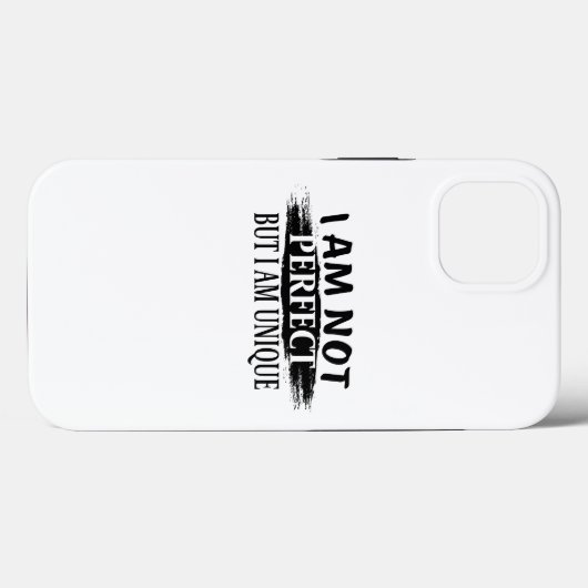 I am not perfect, but I am unique Case-Mate iPhoneケース (裏面 (横))