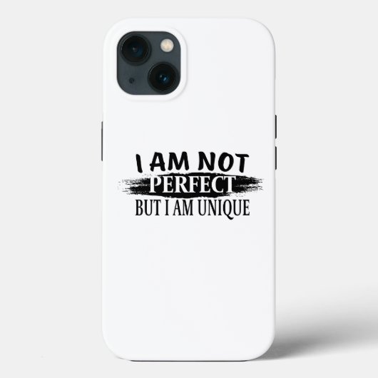 I am not perfect, but I am unique Case-Mate iPhoneケース (裏面)