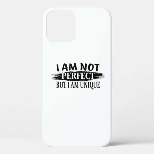 I am not perfect, but I am unique Case-Mate iPhoneケース (裏面)