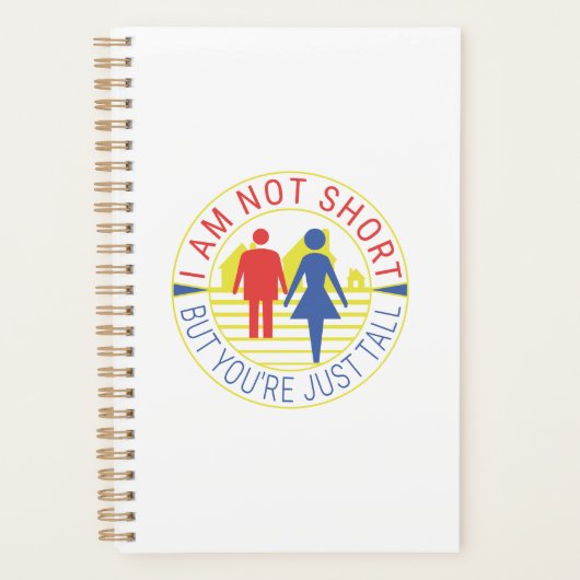 I am not short but you're just tall プランナー手帳 (正面)