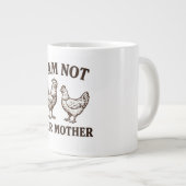  I am not your mother rooster and hen  ジャンボコーヒーマグカップ (正面右)