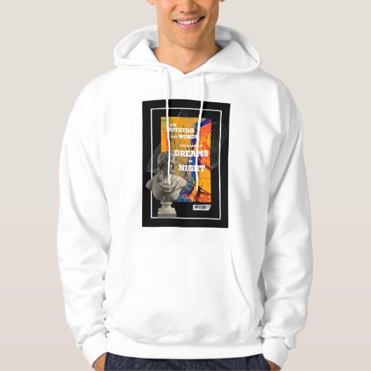 I Am Nothing But Words Poetry hoodie  パーカ (正面)