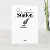 I am Otterly in Love with You Valentine's Day カード (裏面)