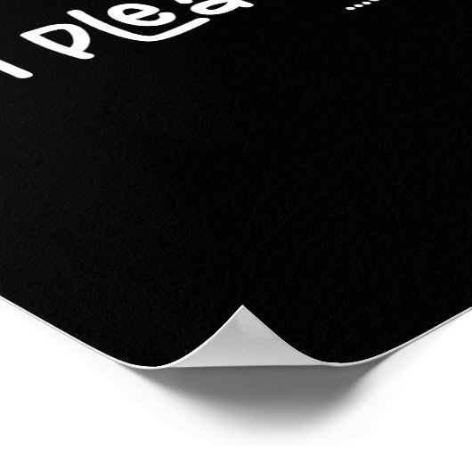 I Am Pleasant , Funny Humor Apparel Joke Gag  ポスター (角)