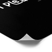 I Am Pleasant , Funny Humor Apparel Joke Gag Premi ポスター (角)