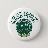 I AM POLY Classic Button 缶バッジ (正面)