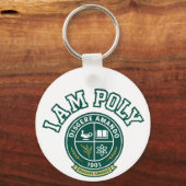 I AM POLY Classic Keychain キーホルダー (裏面)