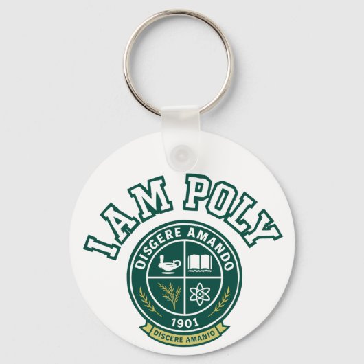I AM POLY Classic Keychain キーホルダー (裏面)